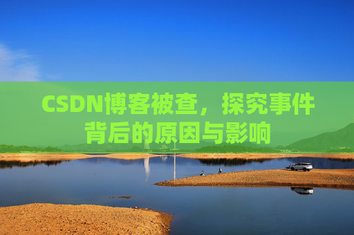 CSDN博客被查，探究事件背后的原因与影响
